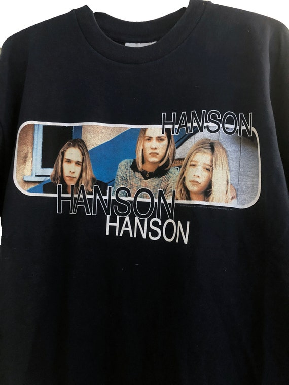 Vintage Hanson 1998 Boyband Mmmbop T-Shirt - image 2