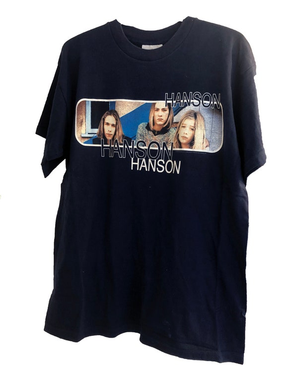 Vintage Hanson 1998 Boyband Mmmbop T-Shirt - image 3