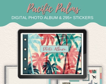 Digital Photo Album. Suitable for Goodnotes, Notability, Noteshelf, Xodo & iPad. Over 295 digital frames and photo display stickers.