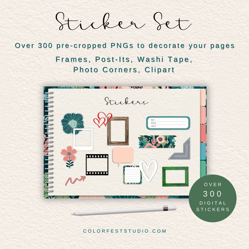 Digital Photo Album. Suitable for Goodnotes Notability Etsy