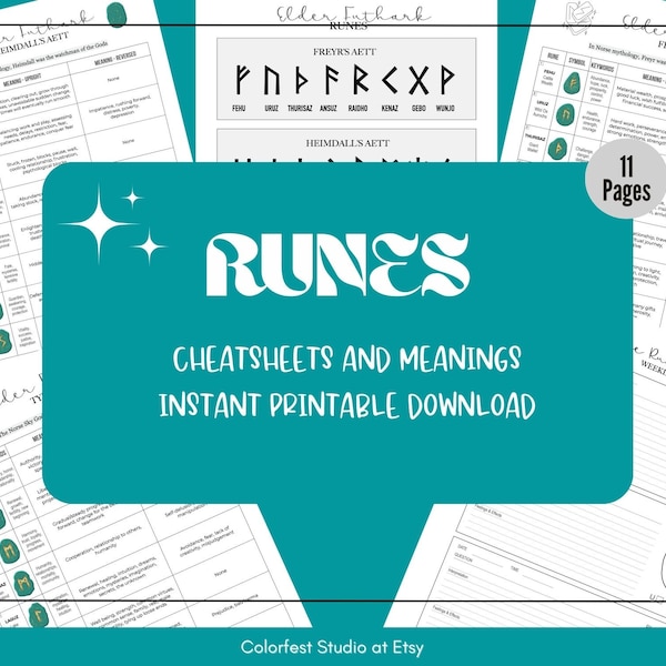 Rune Journal - Etsy