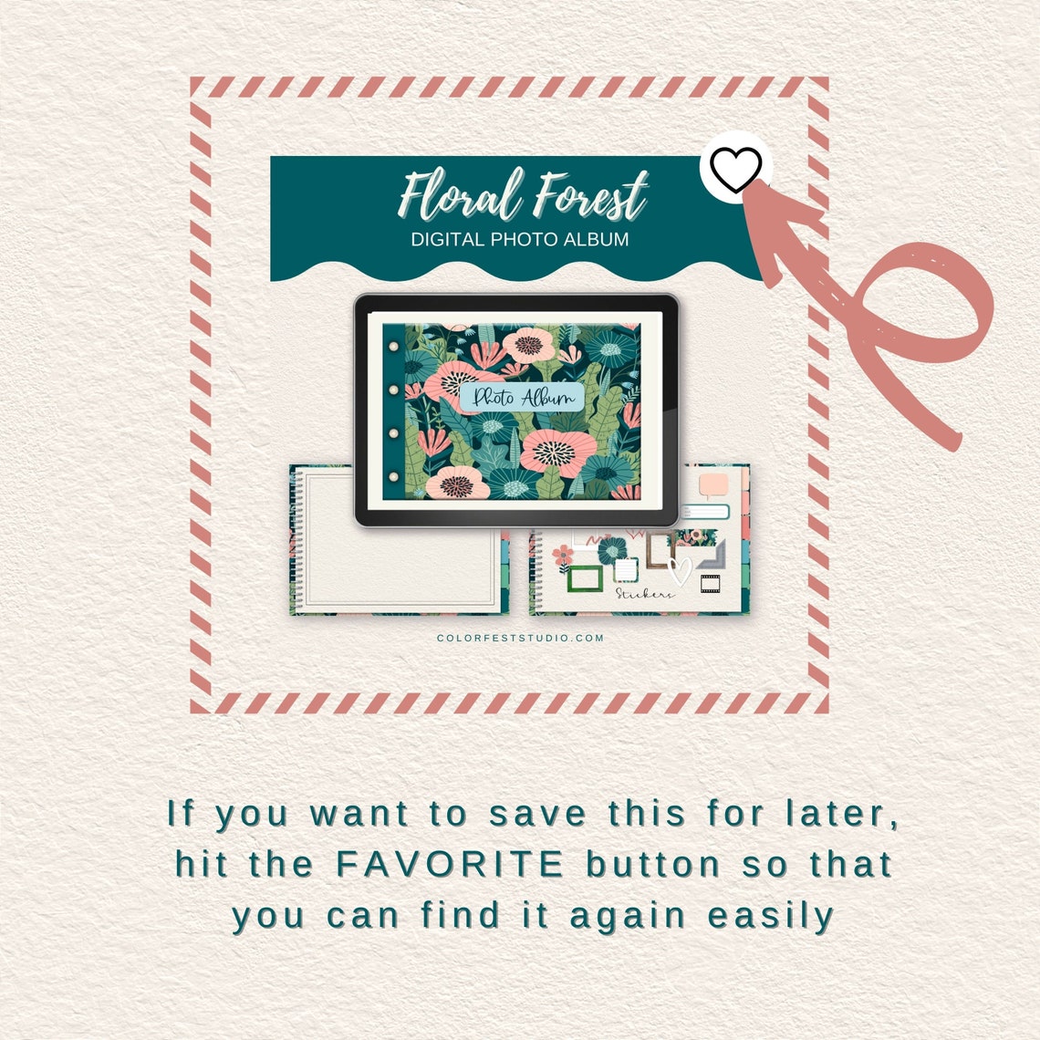 Digital Photo Album. Suitable for Goodnotes Notability Etsy