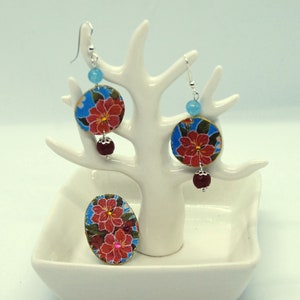 Set Ibischi blu
