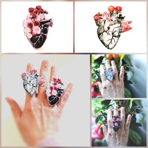 Anatomical Heart Ring 1 image 7