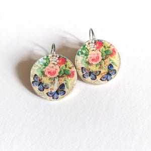 Collezione "I fiori del lago" - Orecchini mazzo di fiori I
