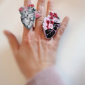 Anatomical Heart Ring 1 image 4