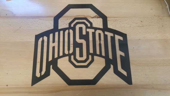 Ohio State University Logo Metal Wall Art Plasma Cut Decor
