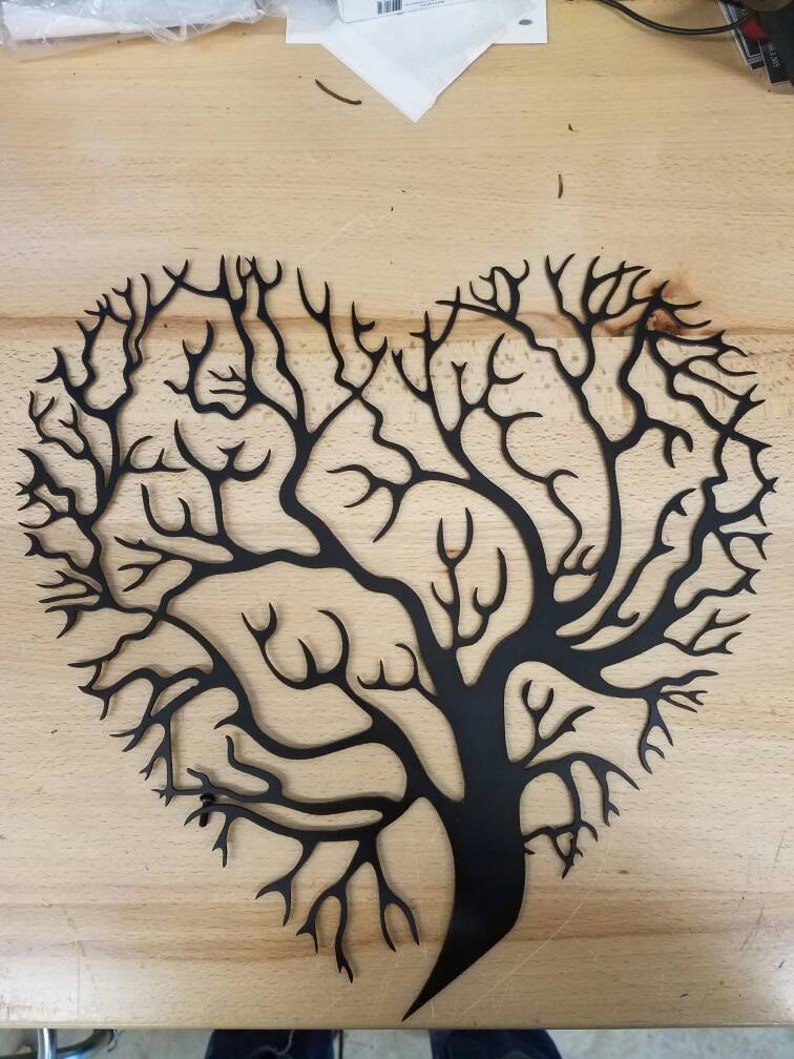 Tree of life metal art plasma cut decor