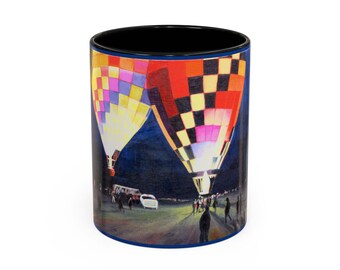 Accent Coffee Mug (11, 15oz), Balloon Glow