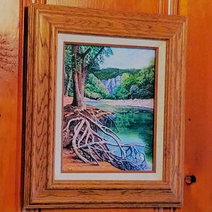 This 8 x 10 print looks beautiful when framed.