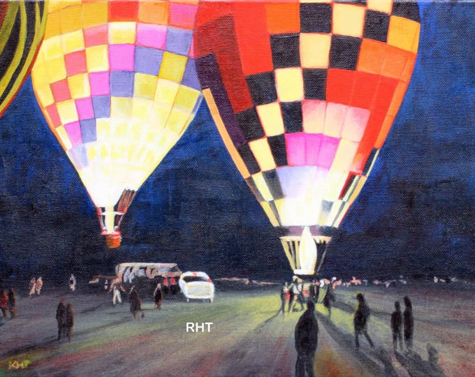 Balloon Glow, Original Giclee Prints, 12 x 16 in., by Roxanne Thompson