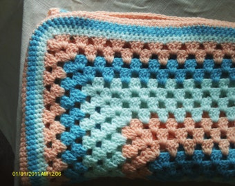 Handmade Crocheted Baby Blanket