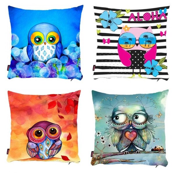 Owl Pillow Etsy