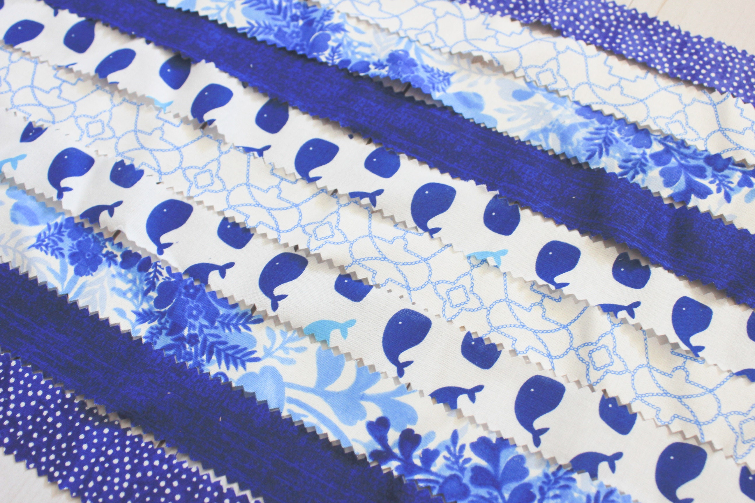 20 Cotton Fabric Strips 1in x 36in Cotton Fabric Lot PreCut Etsy