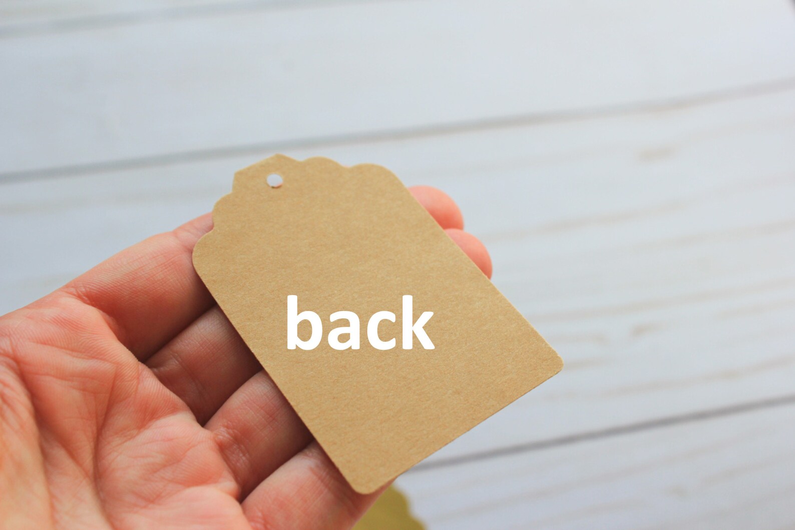 24x High Gloss Cardstock Tags Gold Paper Tags Gold Paper Etsy