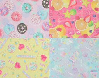 60 Feuilles double-origami 5.9in x 5.9in, Sweets Origami Paper, Craft Paper, Donuts Origami Paper, DIY Scrapbooking, Card Making,Origami Paper