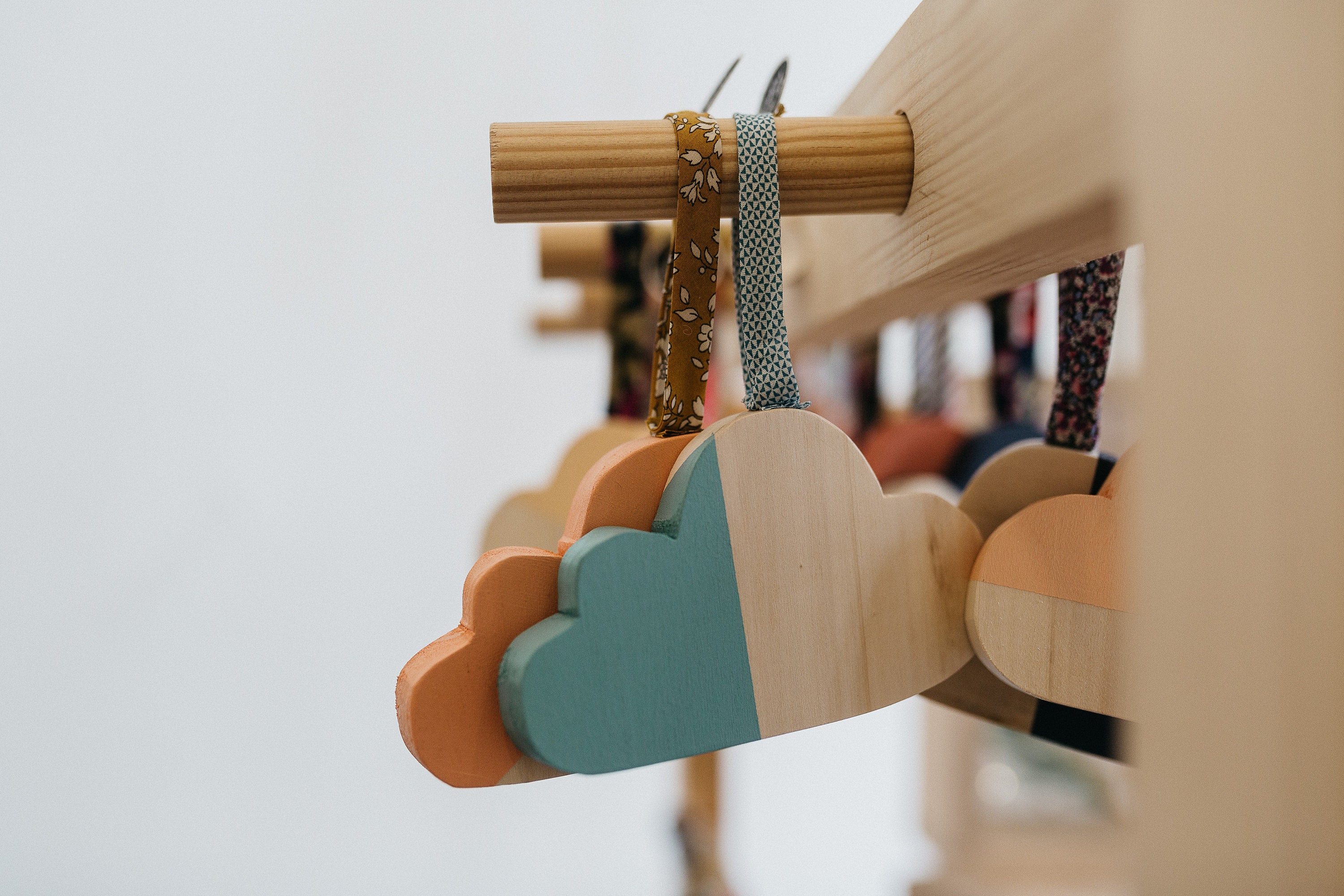 Décoration Bois Univers Enfant Bébé Nuage