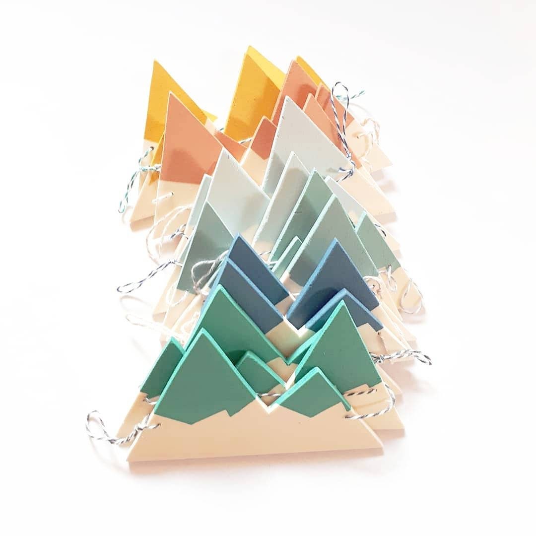 Guirlande en Bois, Décoration Pour La Chambre de Vos Enfants, Parfait Un Cadeau Naissance