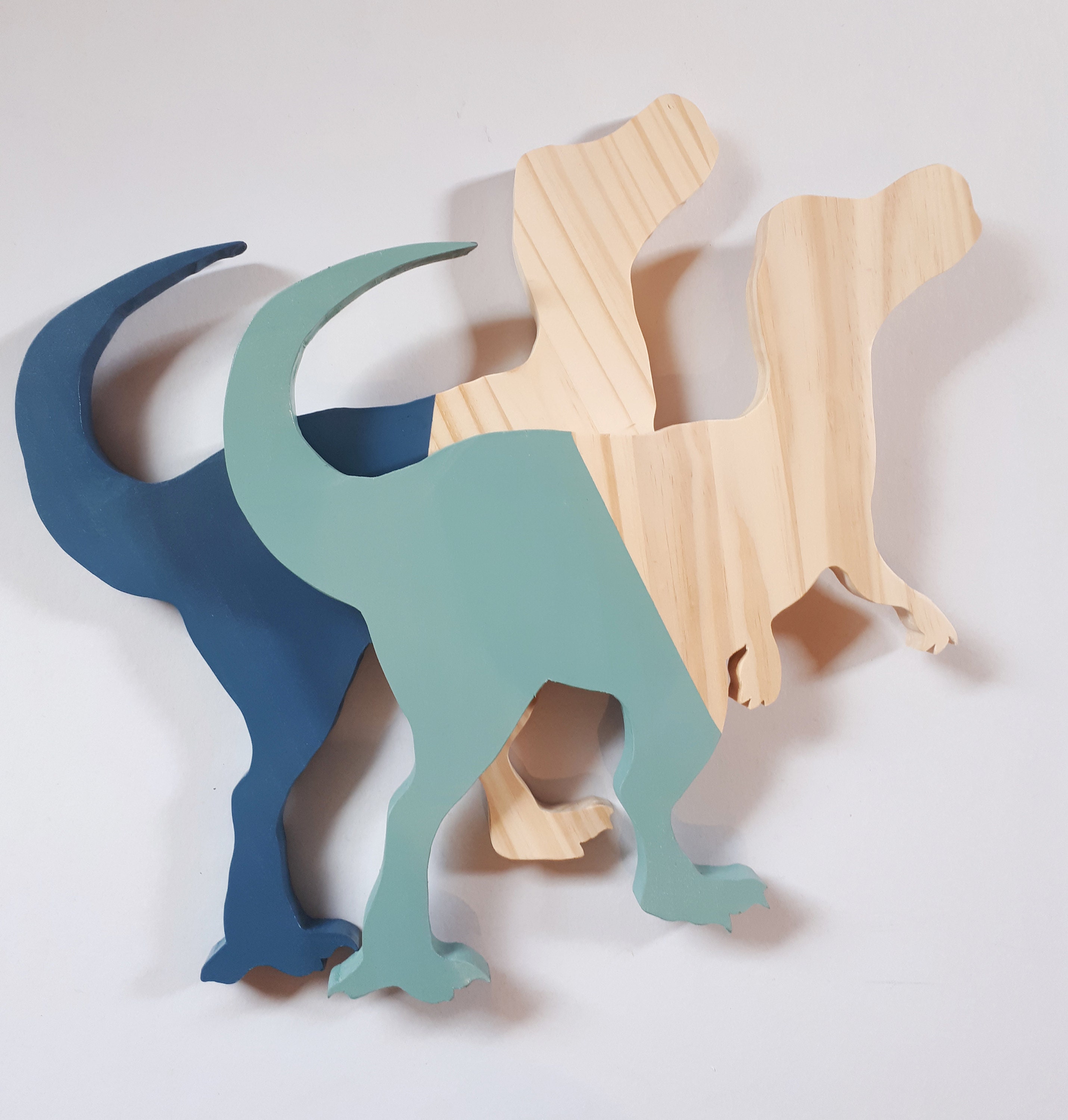 Tyrannosaure en Bois, Décoration Chambre d' Enfant
