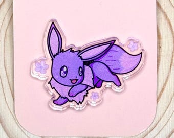 Eevee-Inspired Acrylic Pin | Pokémon-Inspired Accessory