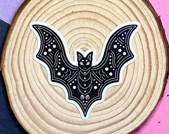 Decorative Bat Sticker | Spooky Vinyl Decal
