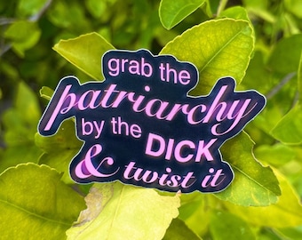 Funny Patriarchy Sticker | Vinyl Decal for Car, Laptop