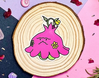 Pink Shroomish Sticker | Pokemon-Inspired Decal