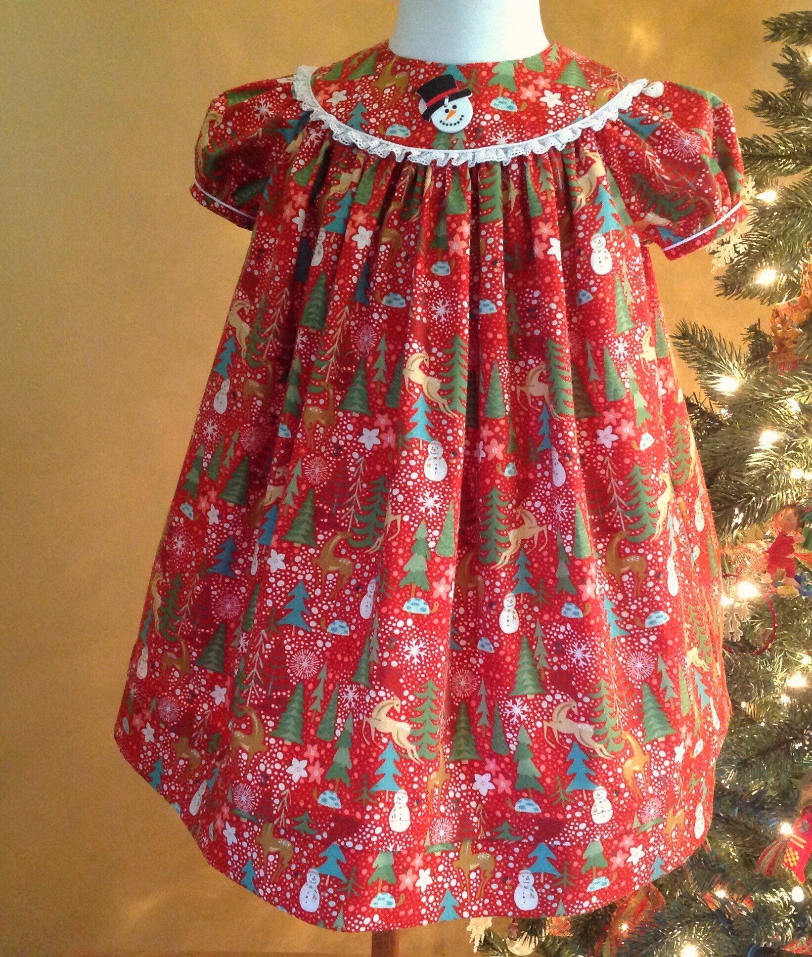 etsy baby christmas dress