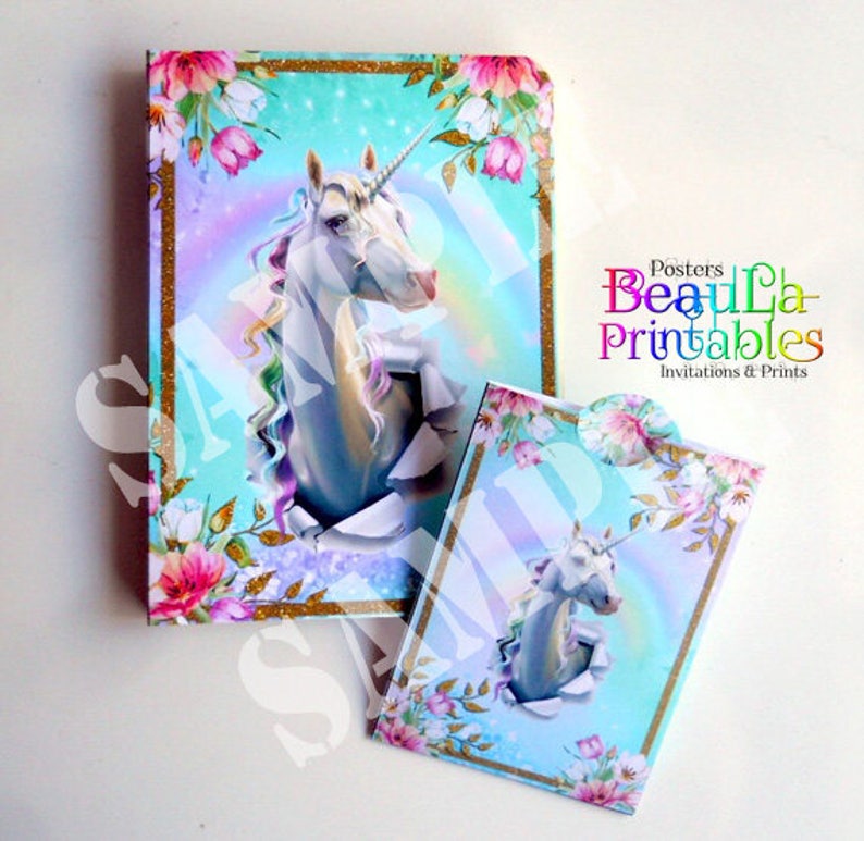 Unicorn Rainbow Tag Printable Unicorn Tag Rainbow Unicorn - Etsy Australia