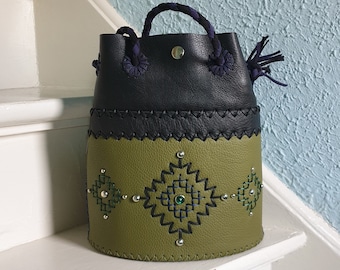 Bucket bag--Handmade Repro Vintage--BKETBAGS