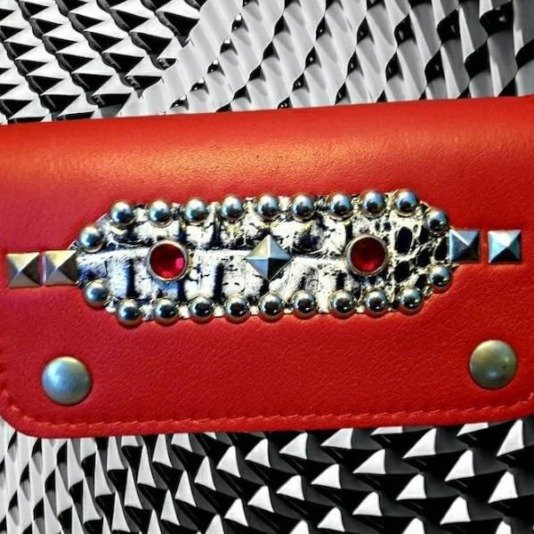 Rockabilly Studded BikerWallet -------- BKETBAGS-----