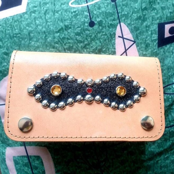 Rockabilly Studded BikerWallet