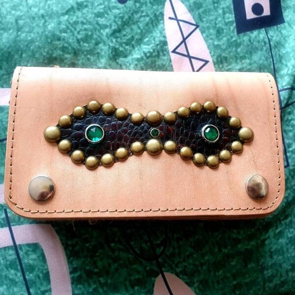 Rockabilly Studded BikerWallet