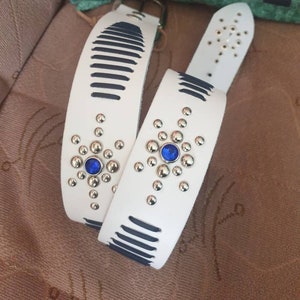 Handmade studded and jeweled Belt western/rockabilly #bketbags waist: 75-85 cm