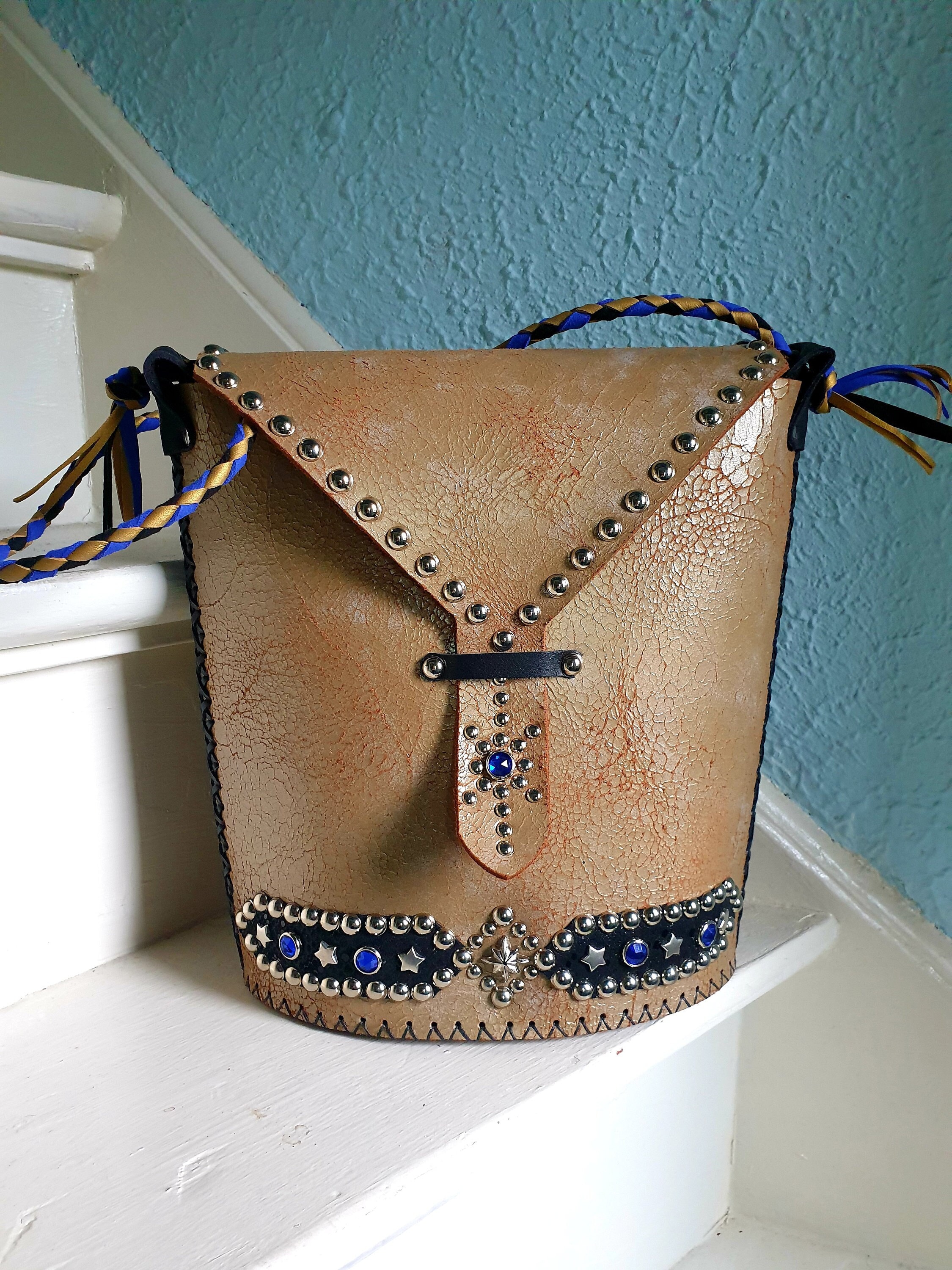 FLAP BUCKETBAG ------ Handmade Repro Vintage --BKETBAGS-- - Etsy