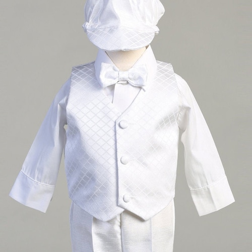 Baby Boys Baptism & Christening Outfit W/ Shorts Suspenders Etsy