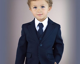 Boys Navy Suit (Classic Slim)