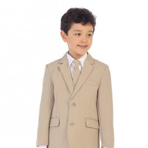 Boys Khaki Suit (Classic Slim)