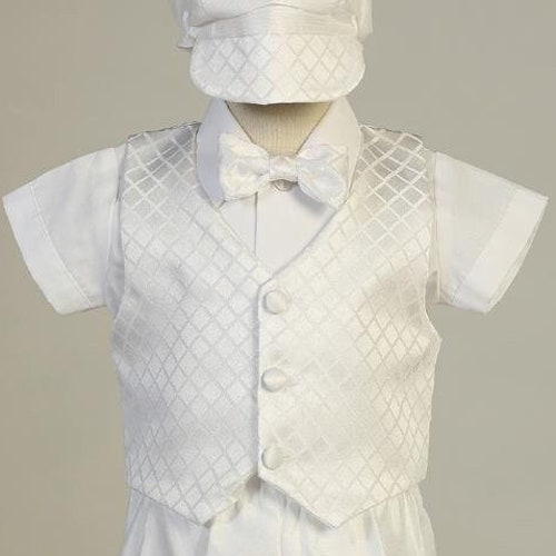 Darren Baby Boys Baptism & Christening Outfit W/ Pants Etsy