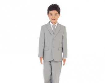 infant grey suit