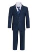 Boys Executive Navy Suit, Infants Toddlers Ring Bearers Formal Wear 