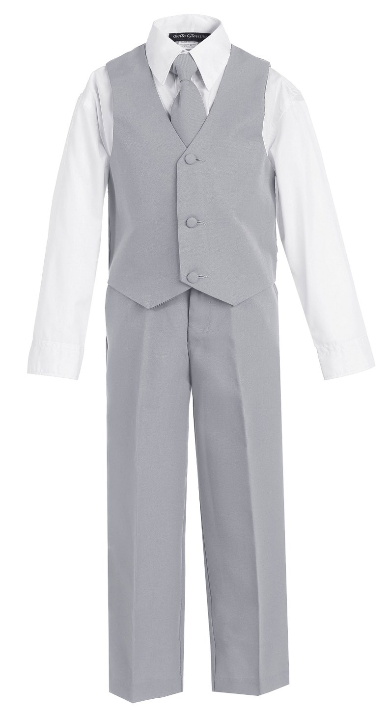 Boys Infants & Toddlers Light Grey Suit for Ring Bearers - Etsy