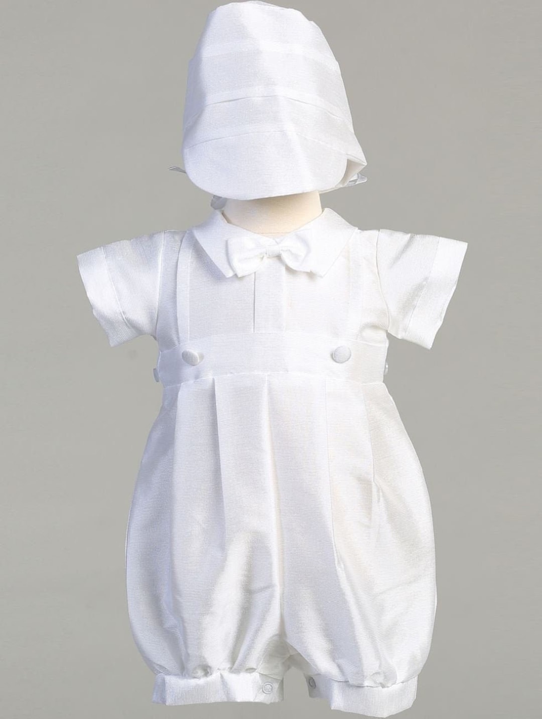 Baby Boys Baptism Christening Gown & Romper - Mason main image 1