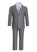 I - Boys Executive Grey Suit, Infants Toddlers Ring Bearers Formal Wear 