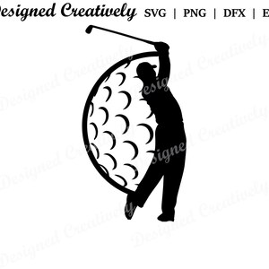 Golf SVG, Golf Silhouette SVG, Golf Player svg, Golfing svg, Fête des Pères svg, Bonne fête des Pères SVG, Papa svg, Père svg, Sport svg, Golf
