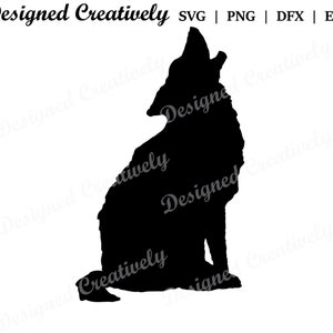 Wolf SVG, Wolf Silhouette SVG, Heling Wolf SVG, Wölfe SVG, Wild Animal svg, Wolf Howling svg, Wolf Clipart, Wolf Cut File, Wolf png, Wolf svg