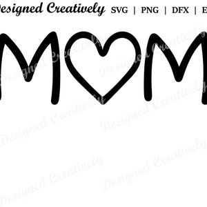 Dia das Mães SVG, Coração SVG, Mãe SVG, Mãe Coração svg, Clipart do Dia das Mães, Arquivo de corte do Dia das Mães, Clipart de coração, Arquivo de corte do Dia das Mães, Mãe