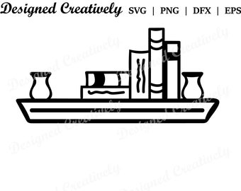 Books SVG, Reading SVG, Book Shelf SVG, School svg, School Books svg, Learning Books svg, Library svg, Library Books svg, Books on Shelf svg
