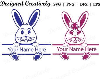 Easter Bunny SVG, Bunny SVG, Rabbit SVG, Customizable Easter Bunny svg, Easter Bunny Cut File, Bunny Clipart, Rabbit Cut File, Customizable
