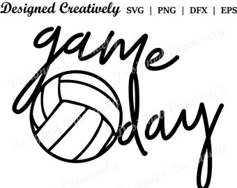 Game Day SVG, Volleyball SVG, Volleyball Game SVG, Sport svg, Volleyball Cut File, Volleyball Shirt svg, Volleyball Design svg, Volleyball